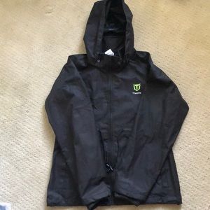NWOT TideWe Black Rain Jacket